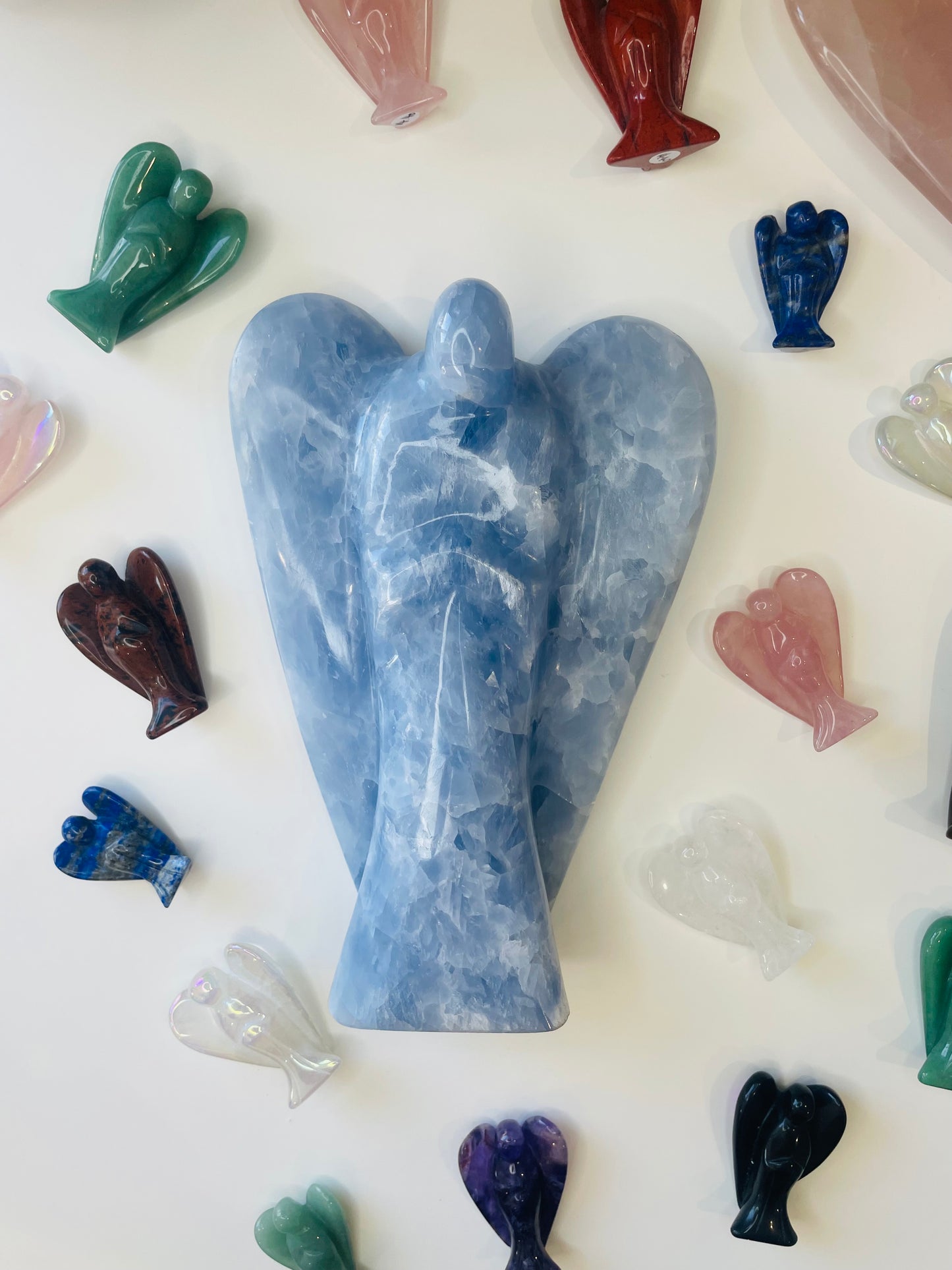 Blue Calcite Angel, Blue Calcite, Calcite, Angel Carving, Crystal Angel, Angelic Crystals, Crystals for Calm, Angels