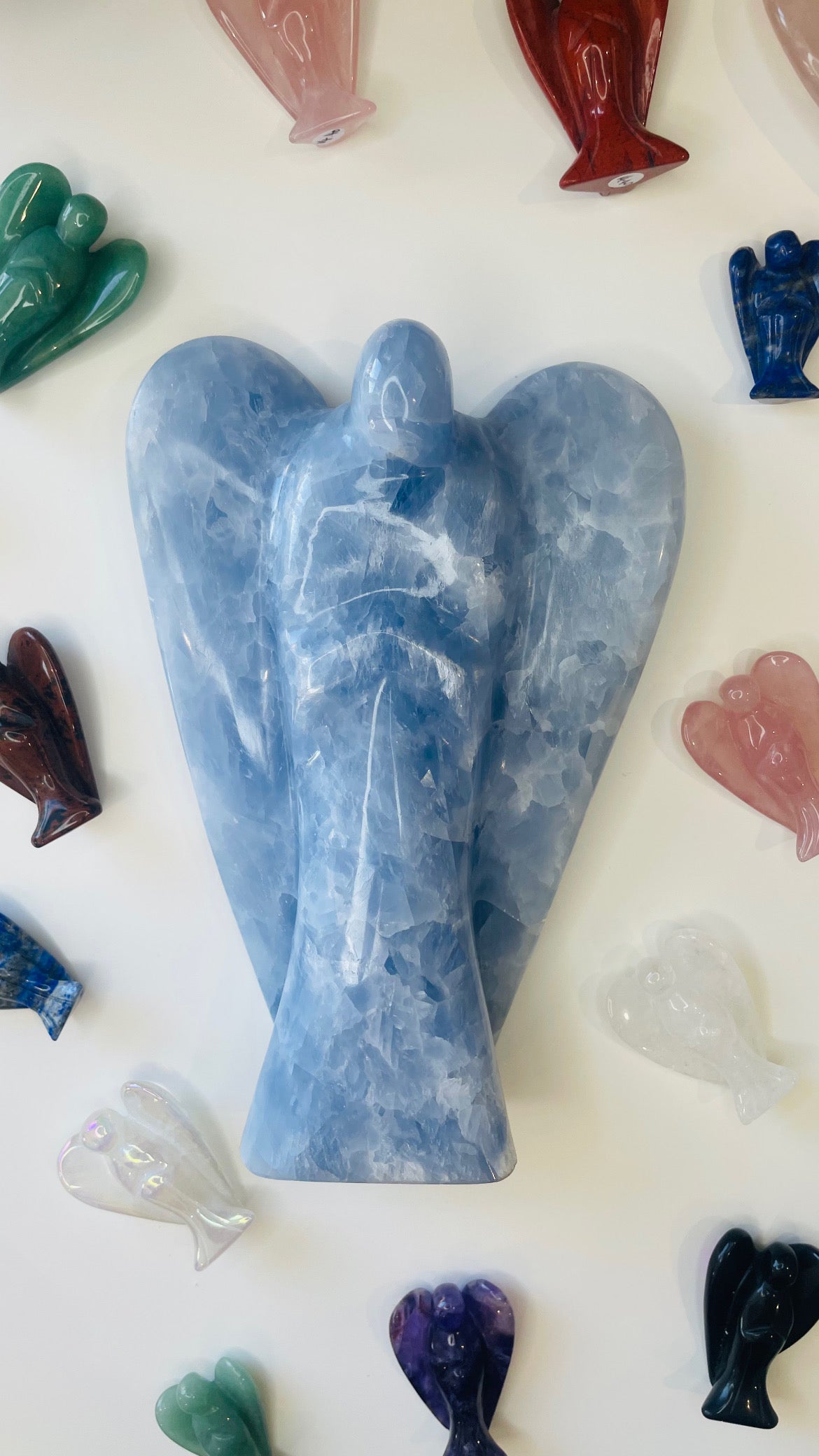 Blue Calcite Angel, Blue Calcite, Calcite, Angel Carving, Crystal Angel, Angelic Crystals, Crystals for Calm, Angels