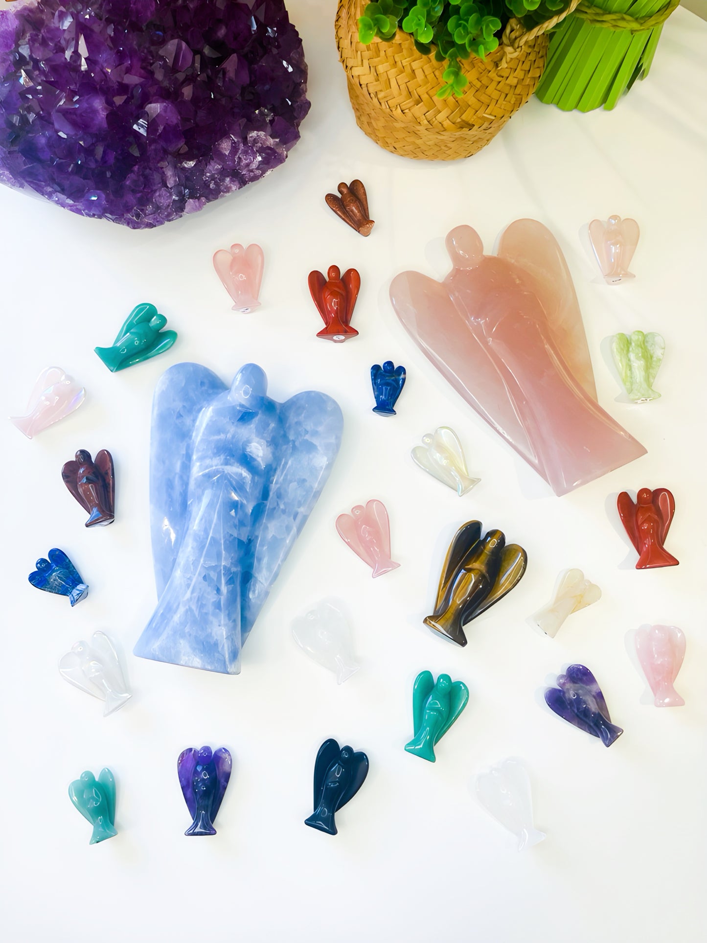 Blue Calcite Angel, Blue Calcite, Calcite, Angel Carving, Crystal Angel, Angelic Crystals, Crystals for Calm, Angels
