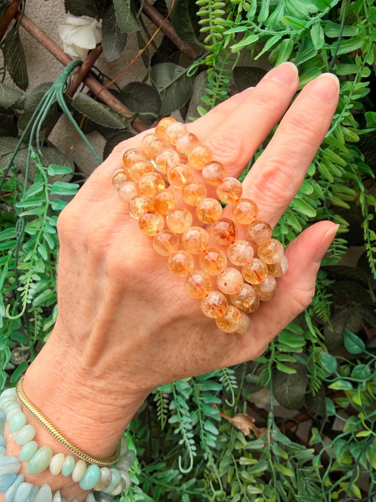Citrine, Heat Treated Citrine| Citrine Bracelet| Crystal Bracelet