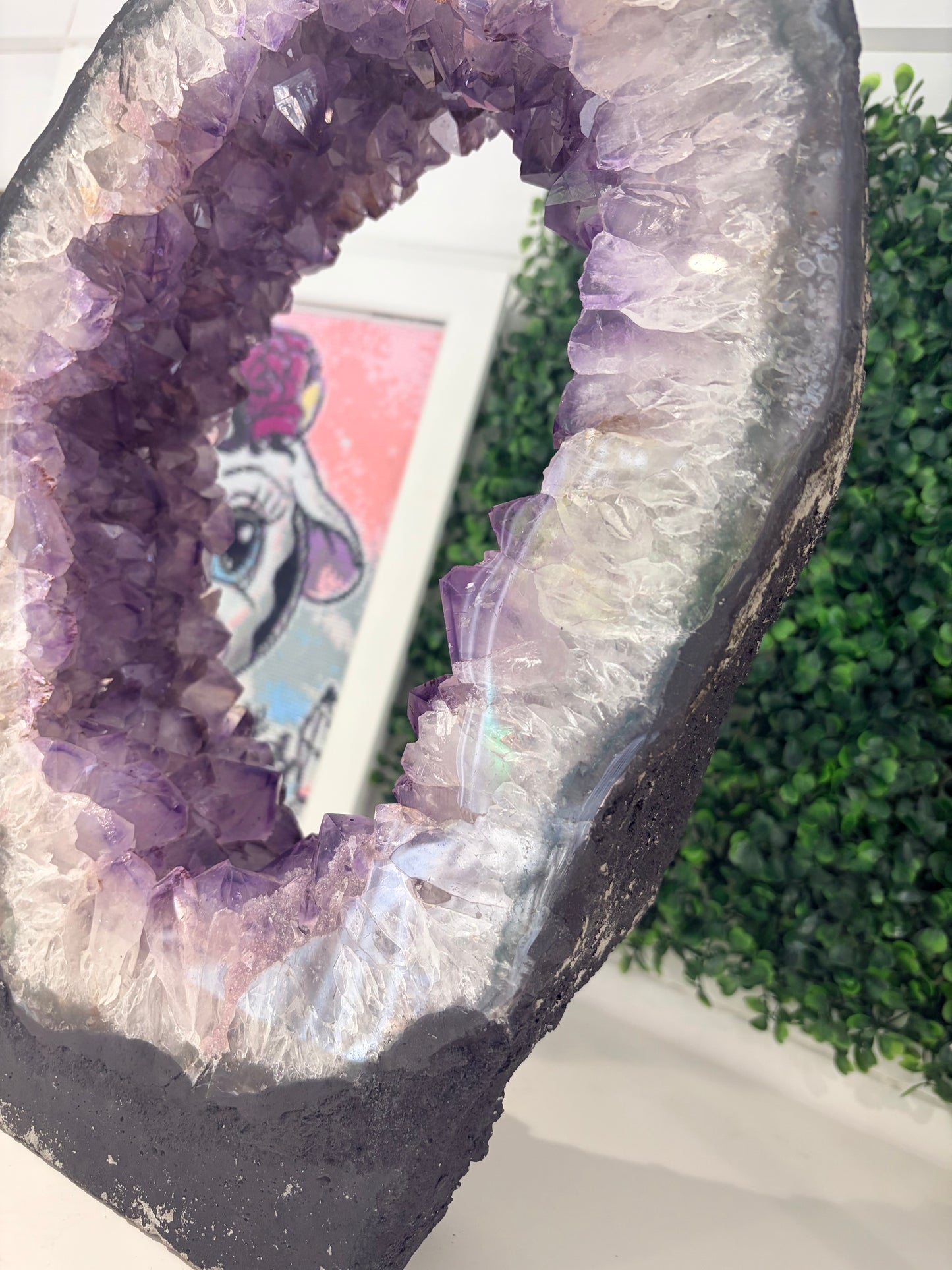 Amethyst Portal, Amethyst, Amethyst Statement Piece, Amethyst Slice, Amethyst Crystal,