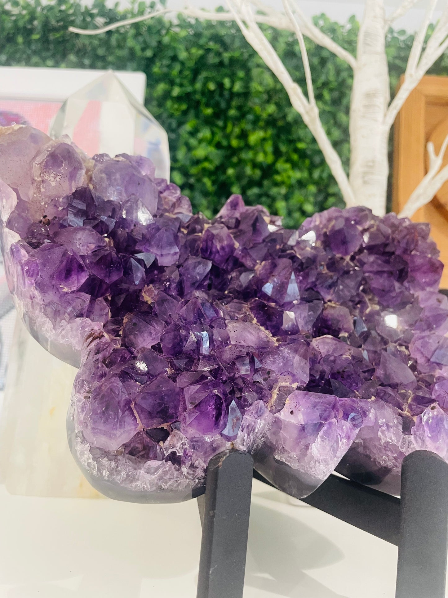 Amethyst Butterfly, Amethyst Cluster, Amethyst Bed, Amethyst Carving, Amethyst Crystal, Crystals for Calm, Crystals for Home, Crystals for Transformation