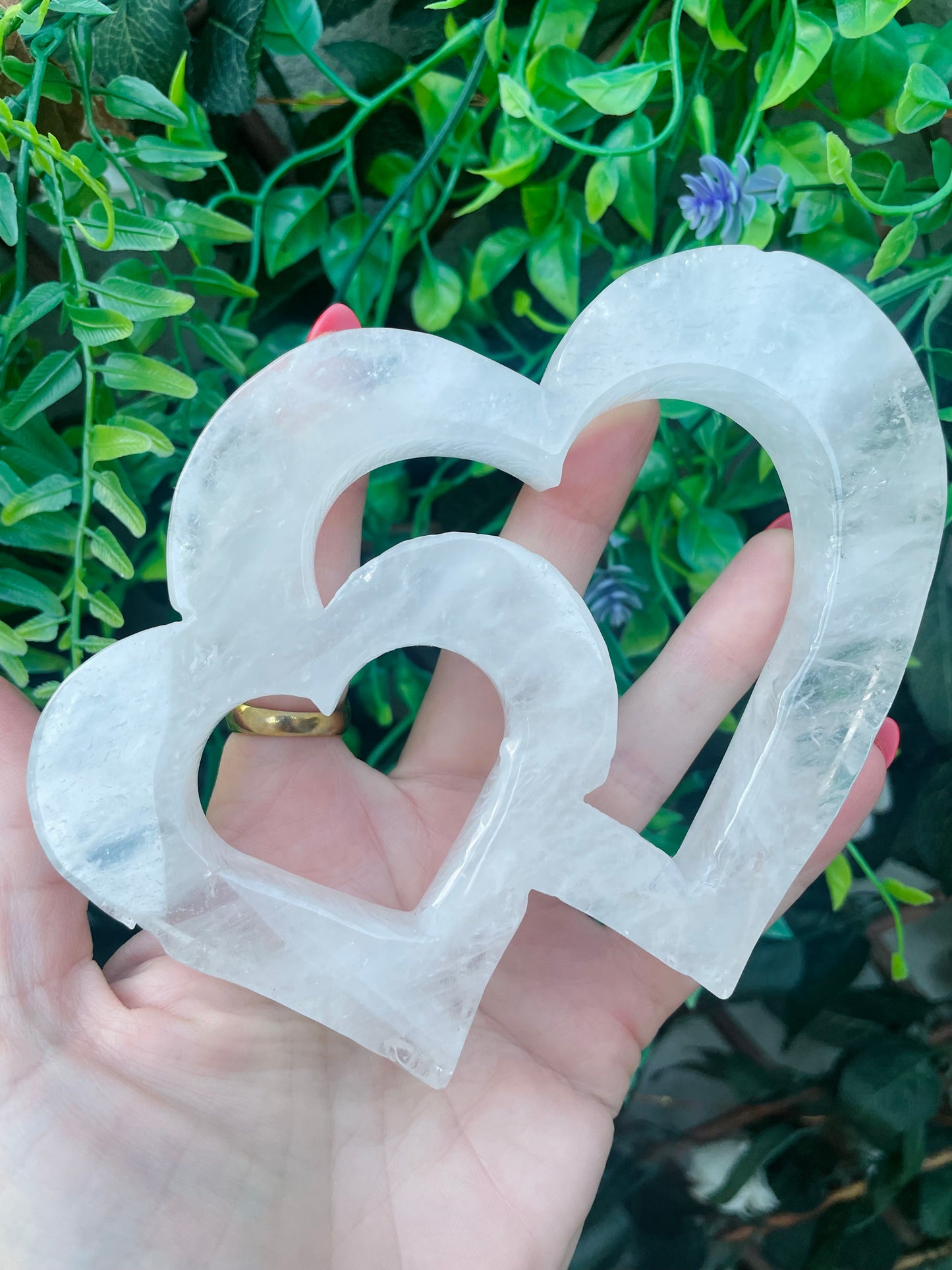Quartz Heart, Clear Quartz, Clear Quartz Heart, Crystal Heart, Master Healer, Crown Chakra, Quartz Carving