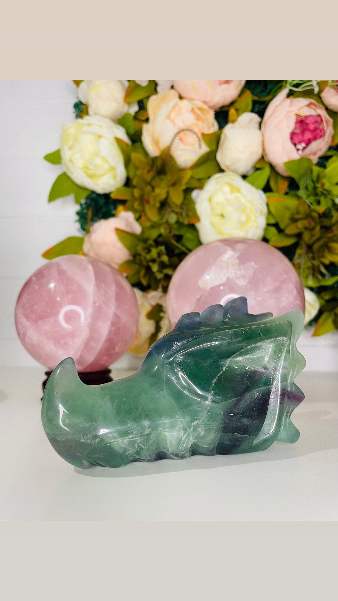 Fluorite Dragon Skull, Dragon Skull, Fluorite, Dragon Head, Dragon Carving, Crystal Dragon, Fluorite Crystal, Crystals for Stress, Anxiety Crystal, Skull Carving