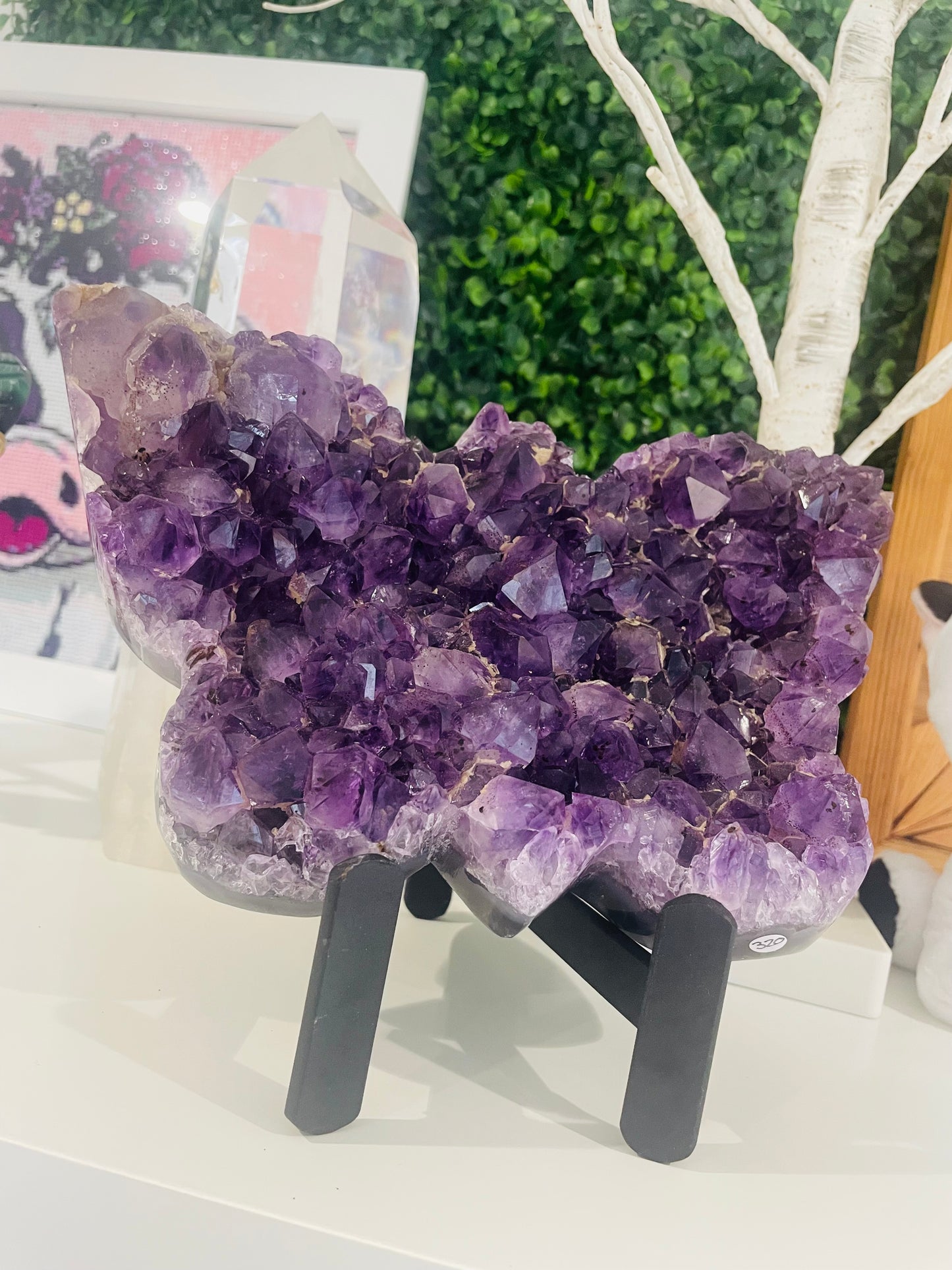 Amethyst Butterfly, Amethyst Cluster, Amethyst Bed, Amethyst Carving, Amethyst Crystal, Crystals for Calm, Crystals for Home, Crystals for Transformation