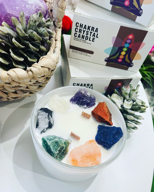 Chakra Crystal Candle