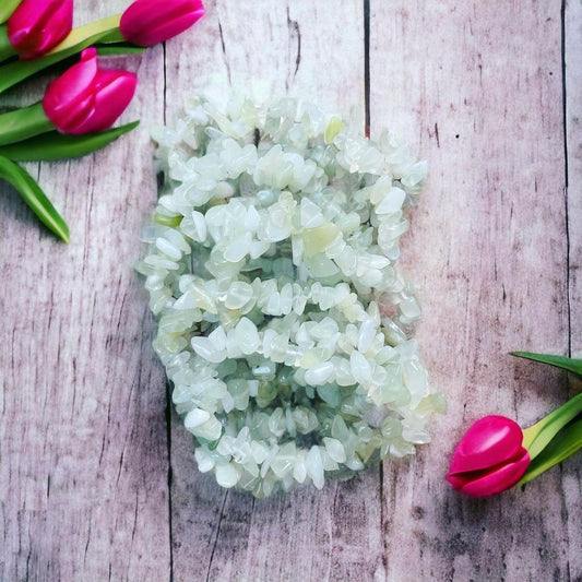 New Jade Crystal Chip Bracelets