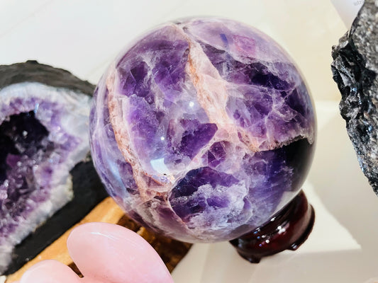 Large Amethyst Crystal Sphere