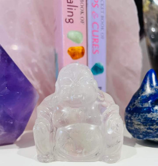 Clear Quartz Buddha