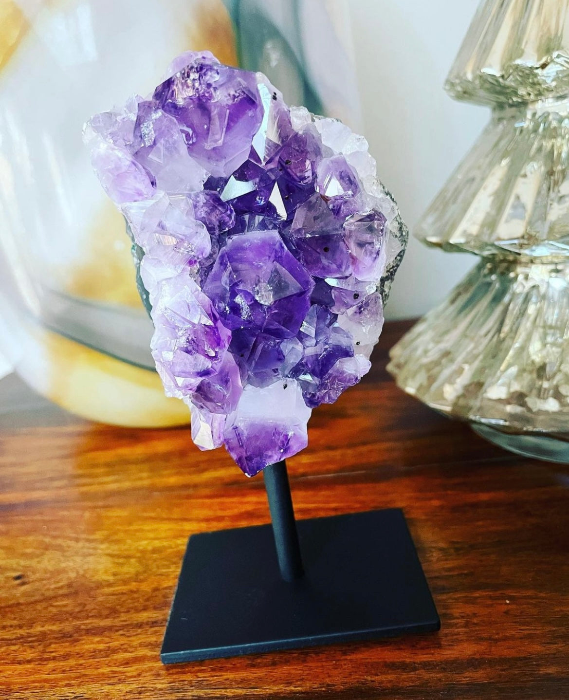 Amethyst Druze Display Piece