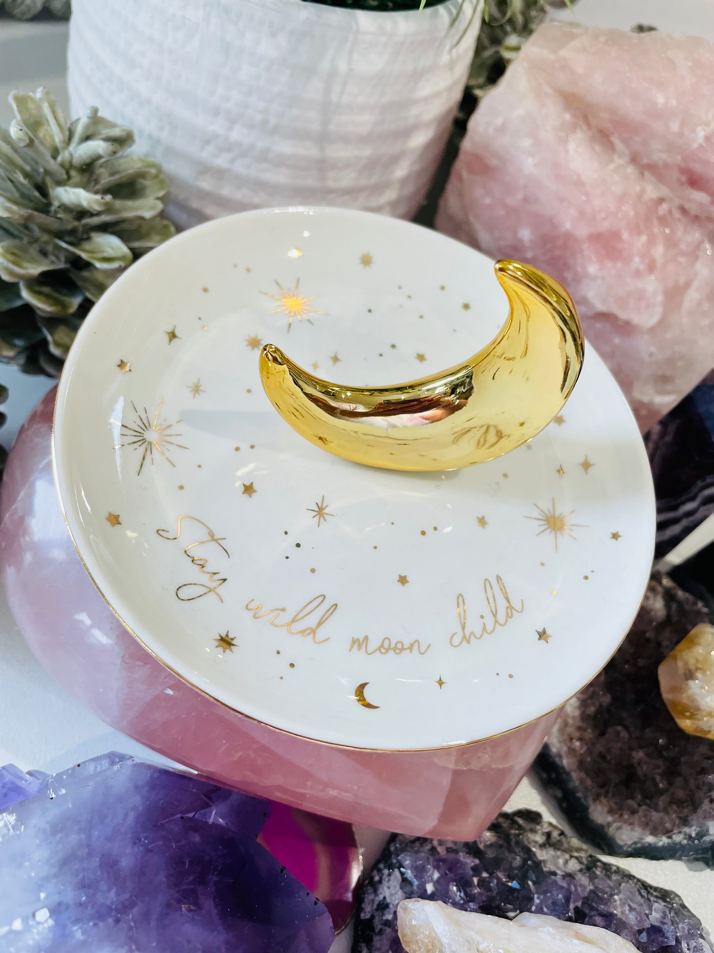 Celestial Moon Trinket Dishes – Dolly Moon Crystals